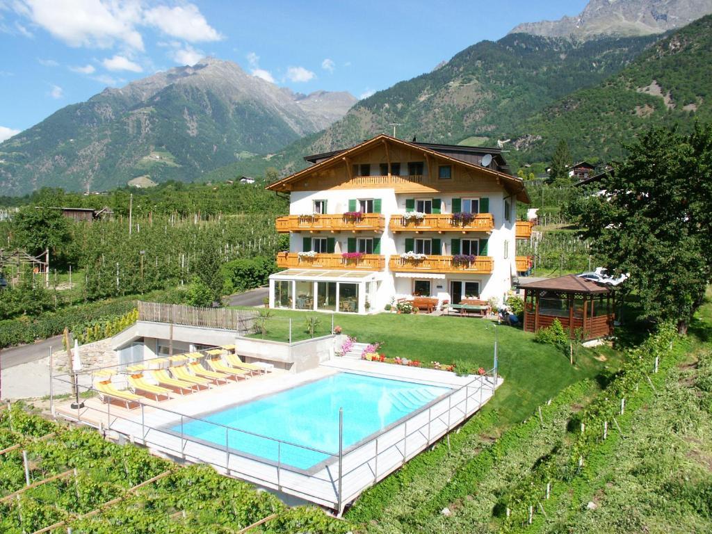 Pension Alpenblick Lagundo Exteriér fotografie